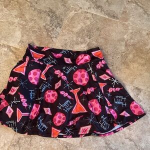 Bella Bella sports athletic skort pickleball golf tennis happy hour size medium